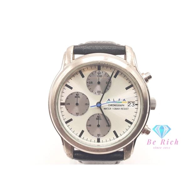 SEIKO（セイコー） アルファ メンズ クロノグラフ デイト V657-8010