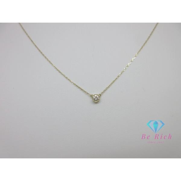 AHKAH アーカー K18 YG ダイヤモンド 0.05ct 付 ジェーン