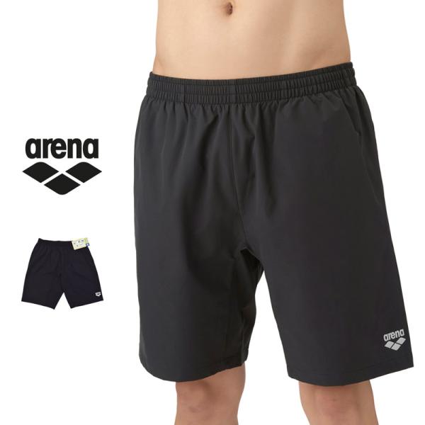 arena/アリーナ【水陸両用】フィットネススパッツ（ハーフレッグ）メンズ フィットネス水着アクアビクスや水中ウォーキングなど、健康やリフレッシュのためにプールでのエクササイズを楽しむフィットネススイマーにおすすめのフィットネス水着です。★...