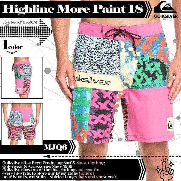 クイックシルバー ボードショーツ HIGHLINE MORE PAINT 18" 新作 人気ブランド メンズ おしゃれ バレンタイン 夏 海 リゾート 通販 QUIKSILVER EQYBS04074