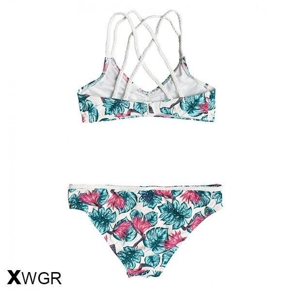 ROXY（ロキシー） 水着 ビキニ キッズ ビキニセット 花柄 ハワイアン