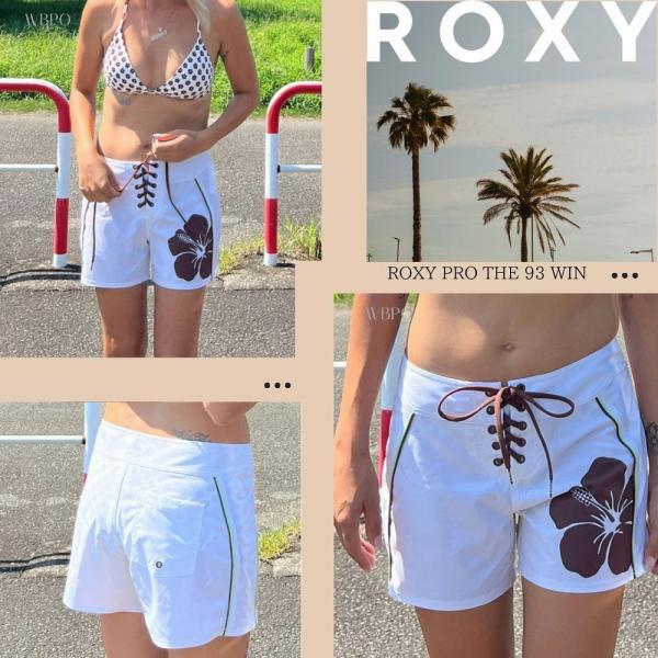 ロキシー ボードショーツ レディース 通販 新作 人気 水着 女性 かわいい ギフト プレゼント 海 ビーチ ハイビスカスのワンポイント M  ROXY ERJBS03319