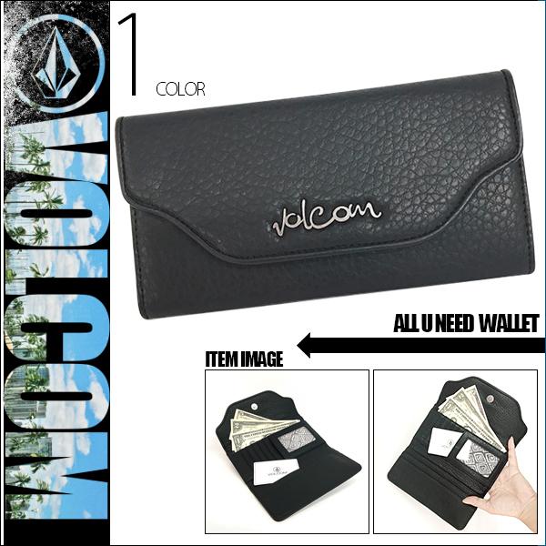 ボルコム 長財布 人気 ブランド レディースウォレット All U Need Wallet 黒 3つ折り カード財布 ビーガンレザー ギフト 代 30代 40代 Volcom E Vc E 水着 サーフカジュアルbeachdays 通販 Yahoo ショッピング
