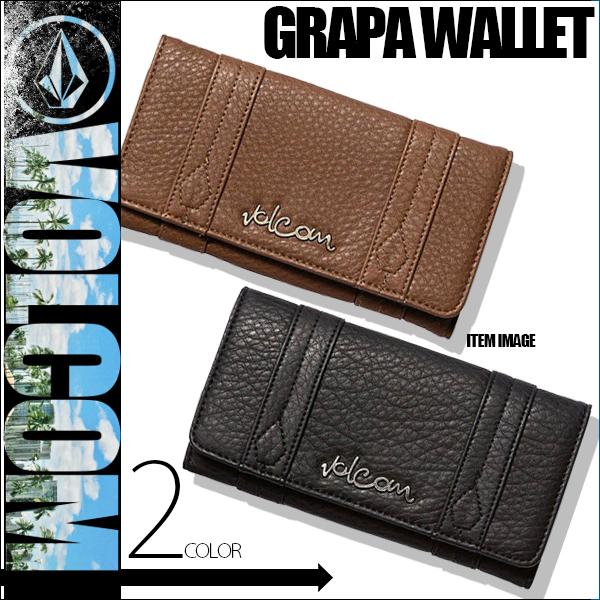 長財布 ボルコム 人気ブランド 財布 レディース Grapa Wallet 女性 三つ折り 黒 茶 ロゴ 合皮 フェイクレザー おしゃれ プレゼント ギフト Volcom E Vc15 E 水着 サーフカジュアルbeachdays 通販 Yahoo ショッピング