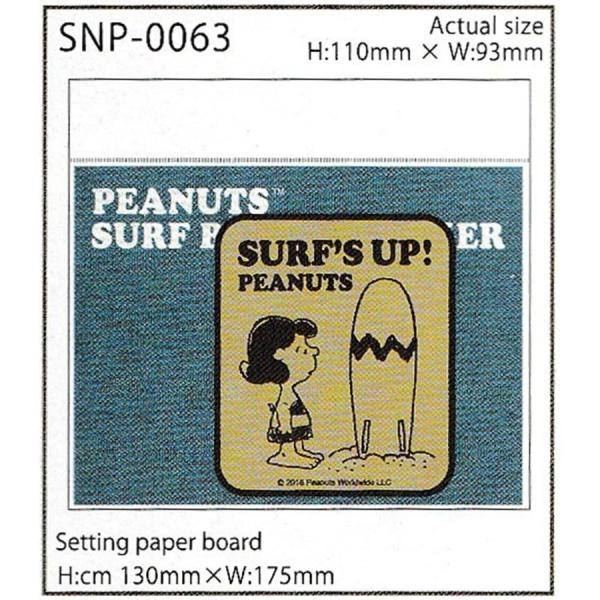 ステッカー スヌーピー ピーナッツサーフボード SNOOPY PEANUTS SURF BOARD STICKER 車 サーフィン ハワイ