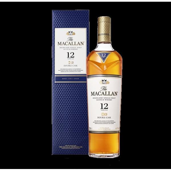 父の日 プレゼント 正規 箱付 ザ・マッカラン ダブルカスク12年 40度 700ml シェリーオーク（ヨーロピアンオーク/アメリカンオーク） スコッチ お祝い ギフト
