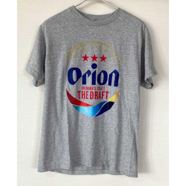 オリオンTシャツ グレー ドラフト缶ロゴ orion正規品 大きめサイズあり