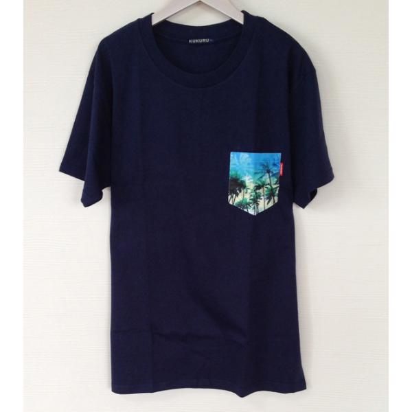 新品タグ付き！BAHAMA LAロゴ VネックTシャツ L ブルー imgrc0094315270.jpg