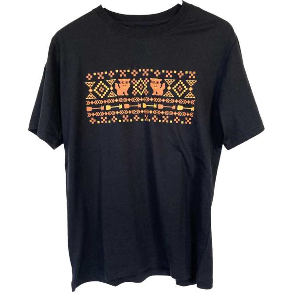浅田が購入した沖縄シーサーTシャツとイヤホン あ・うん シーサー Tシャツ ピンク 沖縄 全国送料無料