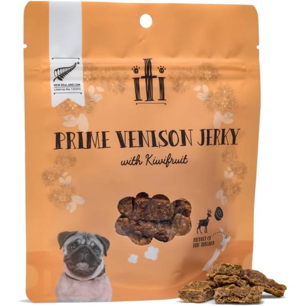 他サイト： iti イティドッグトリーツ ベニソンジャーキー ＜エイジングケア＞ 100gの商品画像