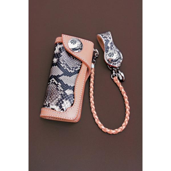 サドルウォレット パイソン Dタイプセット きなり バイカーズ