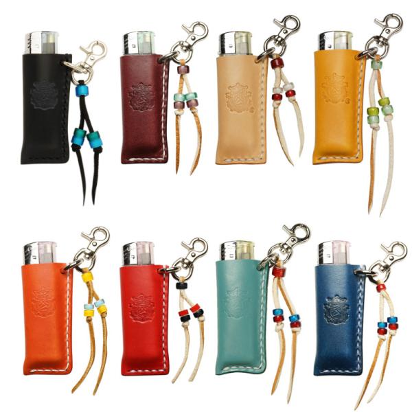 最高級牛革ブッテーロを使用したレザーライターケース。100円ライター付き。8種類のカラーバリエーションがあります。送料が安い『ゆうパケット』対応商品のため、ちょっとしたプレゼントにも最適です。●色黒、ワインレッド、きなり、黄、オレンジ、赤、...