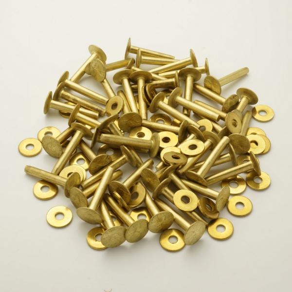 ハンドメイドの最高峰リベット限定モデル リベットロゴ入り bead-ya_parts-rivet-brass-9-1