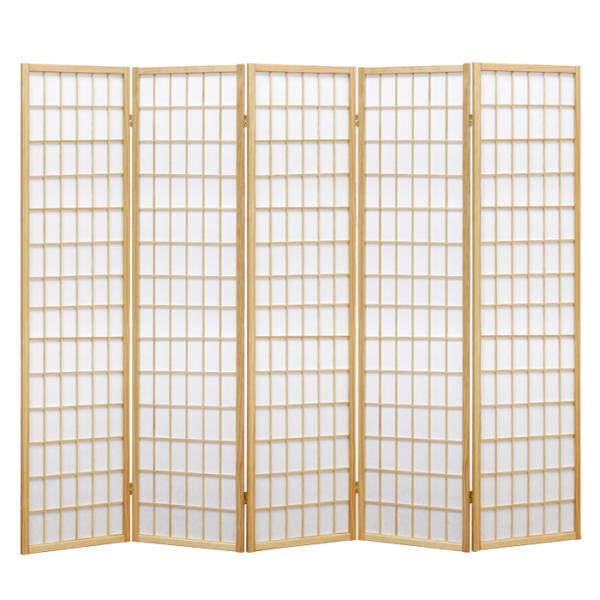 未使用 2枚屏風 衝立 目隠し パーテーション 和 インテリア 弘益 和風衝立 幅90cm 高さ101cm 桐製 天然木 （ 衝立