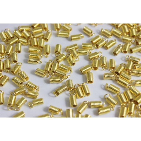 コイルオコシ コイル 金 留め具 エンドパーツ 10mm 20個 ビーズクラブ