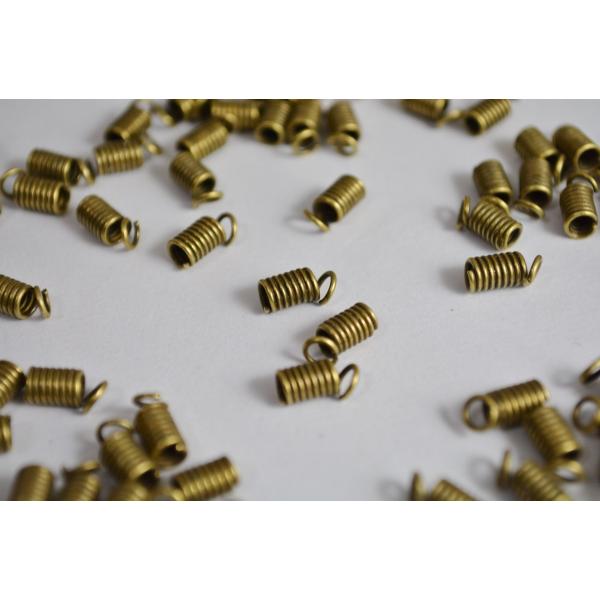 コイルオコシ コイル 金古美 留め具 エンドパーツ 10mm 20個 ビーズクラブ
