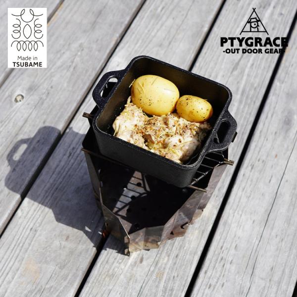 キャンプ 角型 鉄鋳物 日本製 新潟県燕市製 調理器具 アウトドア 万能