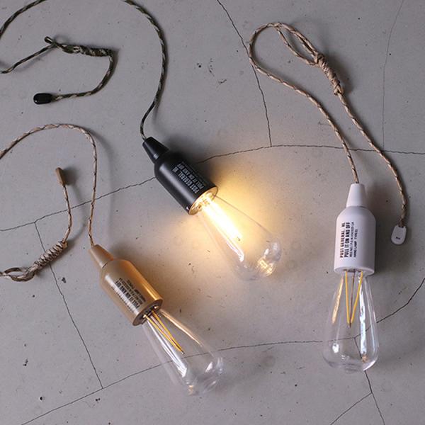 LED ライト 電池 インテリア おしゃれ 持ち運べる キャンプ アウトドア POST GENERAL ポストジェネラル 電池式LEDランプ 電球タイプ 【ラッピング対応】