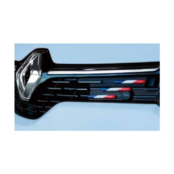 純正 RENAULT　TWINGO　ルノー トゥインゴ　トリコロール　フロントグリルバッチ　APGD1-62334-07