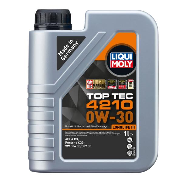 LIQUI MOLY リキモリ トップテック4210　0W30 １リットル入　21604