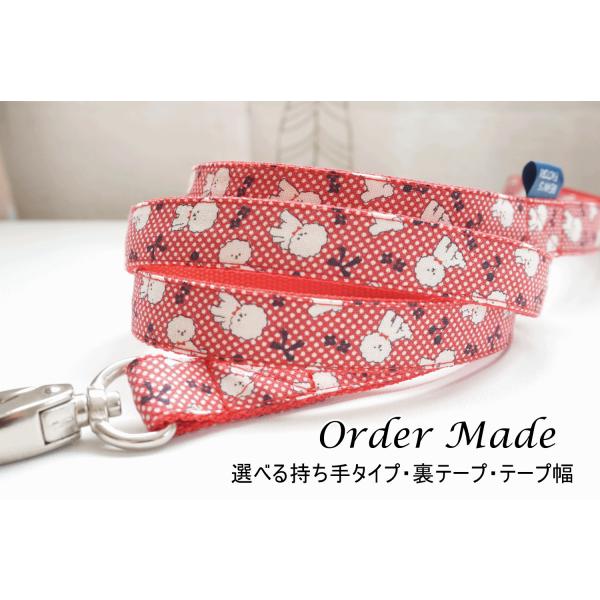 ぎっしり詰まった水玉の中にふわふわビションとリボン・さくらんぼと、かわいさがいっぱい！小さな小さなビションちゃんを、愛でてください( *´艸｀)ビションちゃんではなくても、プードル・マルチーズ・ポメちゃんなど白毛の子にもどうぞ★ビションちゃ...