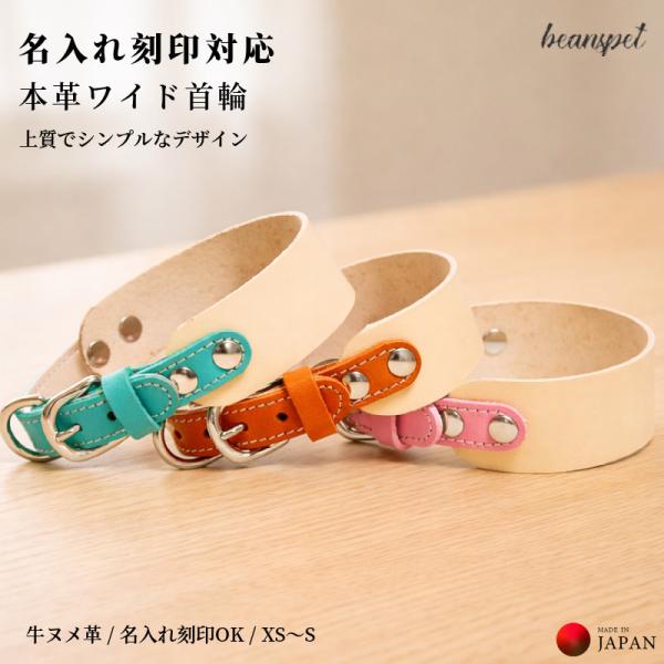 カラフルフェイクレザー犬用首輪　7本セット Mサイズ beanspet2018_beans-a-3-xs