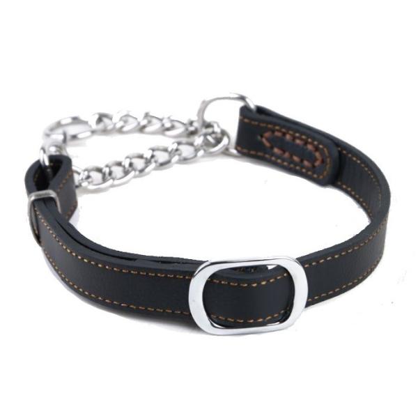 Saleアイテム 犬の本革ハーフチョークno 31 中型犬 期間限定 半額以下 Moni Mn