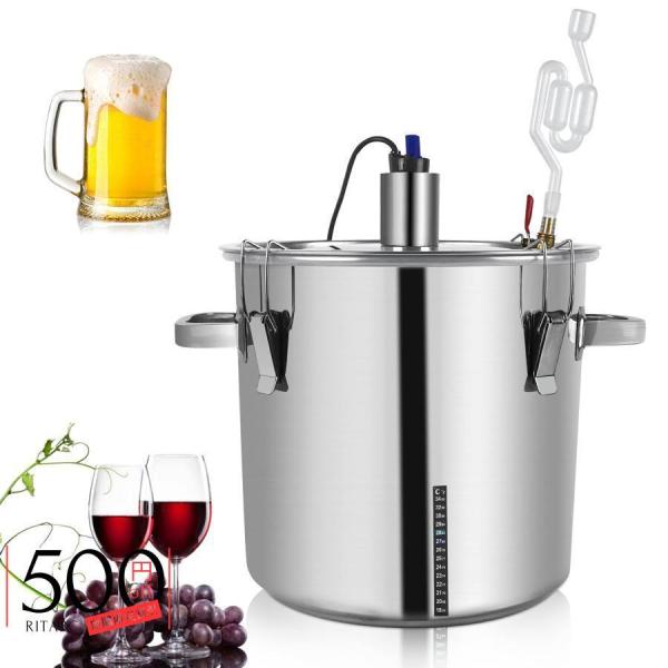 ステンレス 発酵タンク 22L/36L 大容量 発酵容器 発酵槽 ステンレス 発酵タンク 22L/36L 大容量 発酵容器 発酵槽