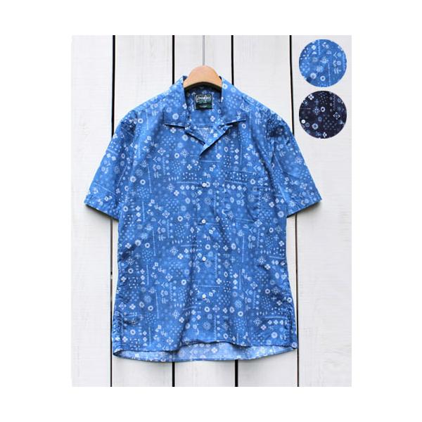 GITMAN VINTAGE（ギットマンヴィンテージ） 胸ポケット付半袖オープン