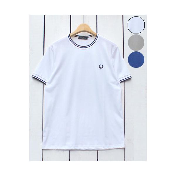FRED PERRY （WEB限定完売商品）ロゴ半袖Tシャツ Sサイズ ホワイト FRED PERRY（フレッドペリー） 半袖Tシャツ L ベージュ メンズ