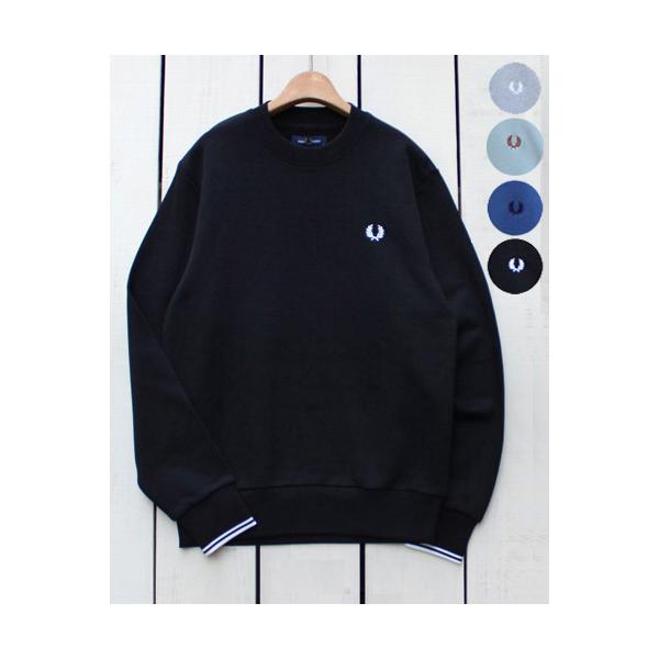 【新品】FRED PERRY フレッドペリー クルーネックスウェットシャツ FRED PERRY（フレッドペリー） クルーネックスウェットシャツ Crew