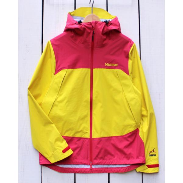 Marmot（マーモット） キメラ ジャケット イエロー レッド スタッフ