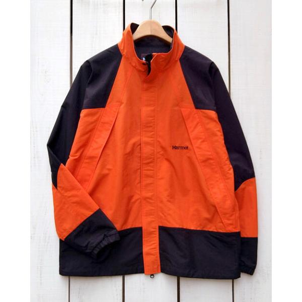 t*1様 美品■マーモット ダウンベスト 830FP オレンジ MJD-F262 スタイルブロック STYLEBLOCK スタンド切替ダウンベスト （オレンジ