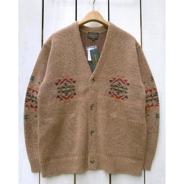PENDLETON（ペンドルトン） ウールVネックカーディガン Shetland Wool