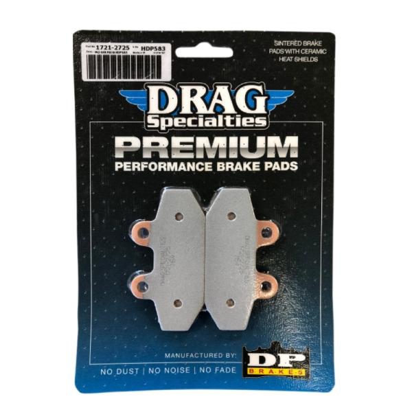 DRAG SPECIALTIES・2018以降 ソフテイル・シンタードメタル リア ディスクパッド　1721-2725　ハーレー