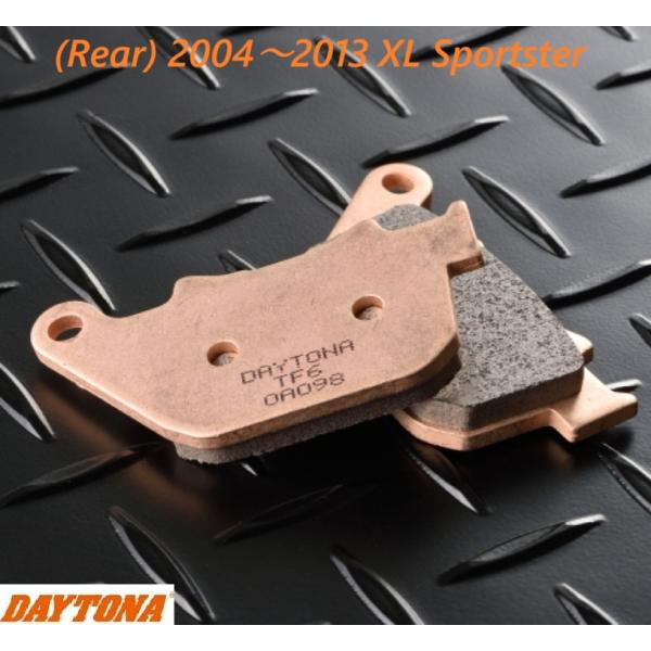 DAYTONA・2004〜2013年 XLスポーツスター シンタードメタル リア用 ディスクパッド　67945　ハーレー