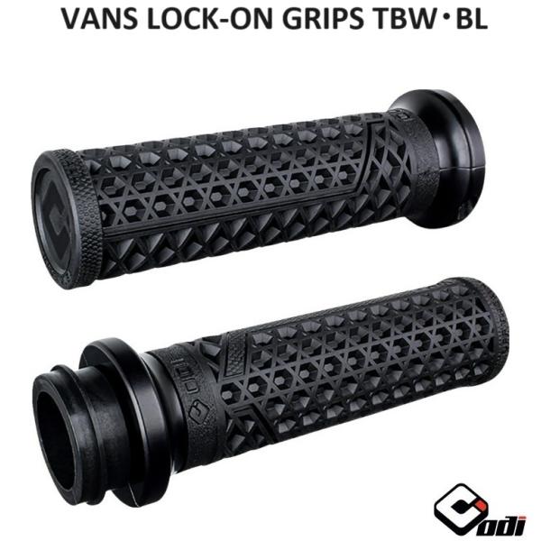 VANS/ODI・LOCK-ON グリップ TBW ブラックVans/Cult V-Twin グリップは、VANSワッフル ソールパターンをグリップに組み込んで独自コンパウンドを使用してクラシカルな外観と振動減衰や優れたトラクションを提供し...