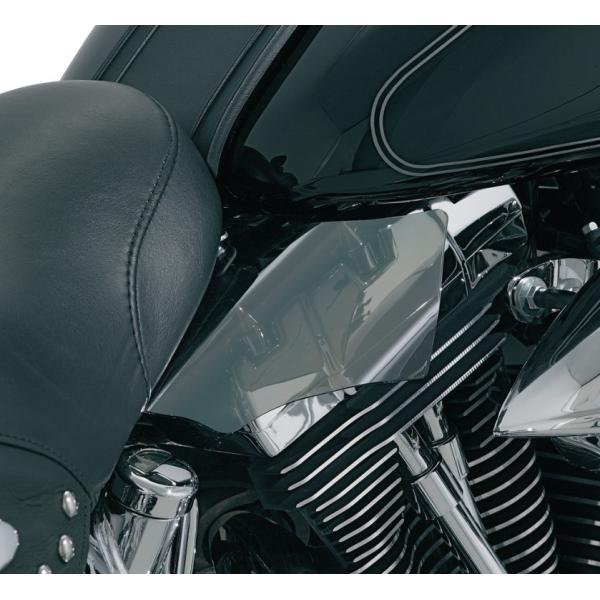 Kuryakyn・2008ツーリング・サドルシールド・スモーク 1196・0502-0279 