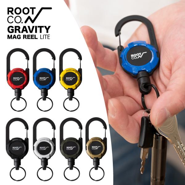 【商品販売について】当店は「ROOT CO.（ルートコー）」の正規取扱店です。【商品】GRAVITY MAG REEL LITE【コメント】アウトドアシーンにフィットするiPhoneケースやカラビナなどをリリースし、一躍有名になったROOT...