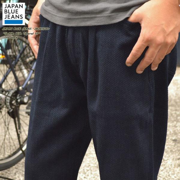 JAPAN BLUE JEANS SASHIKO ワイドテーパードパンツ 刺し子 bears_japanblue-jbje1500