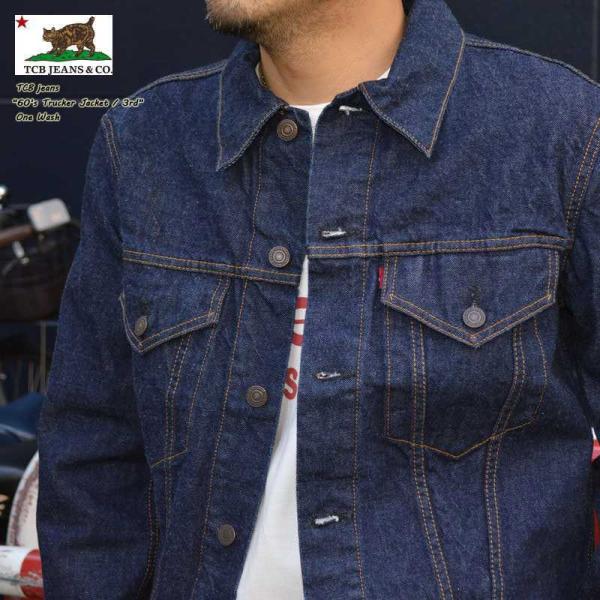 [美品！]TCB JEANS 60' TRUCKER JACKET 3rd/38 TCB 60´s Type III Denim Jacket