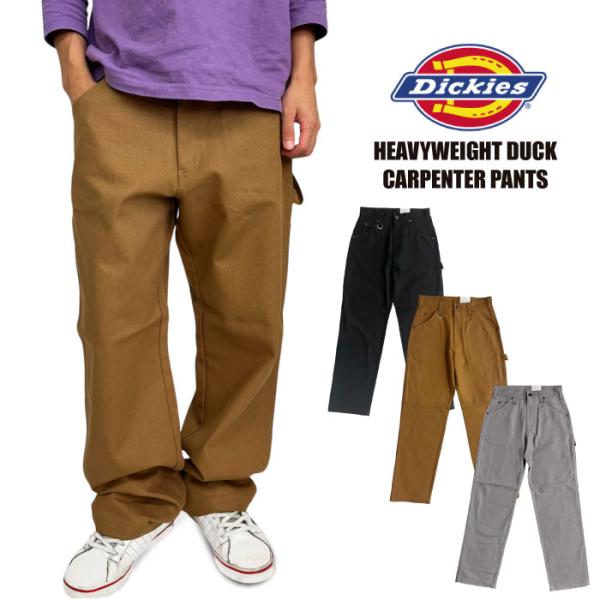 Dickies ディッキーズ ヘビーウェイトダック カーペンターパンツ ワークパンツ メンズ 作業着 作業服 バイク 241939 ポイント3倍 裾上げ可能(全長)