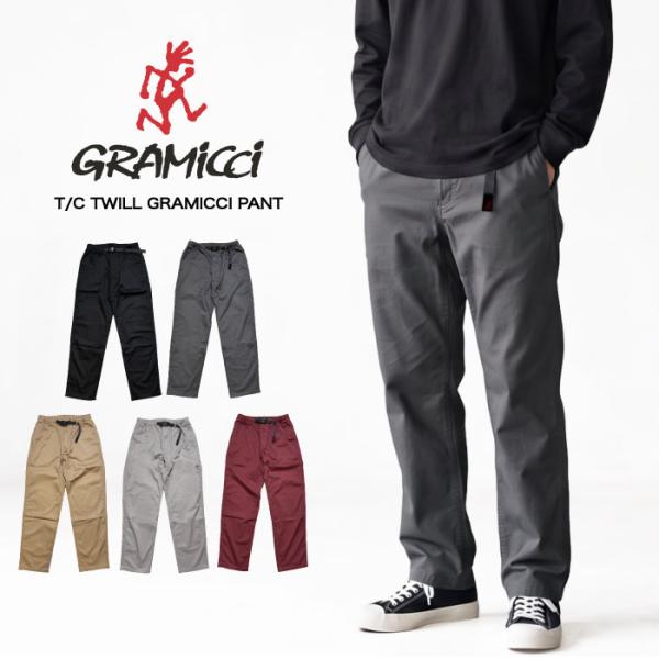 グラミチ Gramicci TCツイル グラミチパンツ クライミングパンツ イージーパンツ ロングパンツ アウトドア メンズ GMP6-FJP013 裾上げ可能(全長)