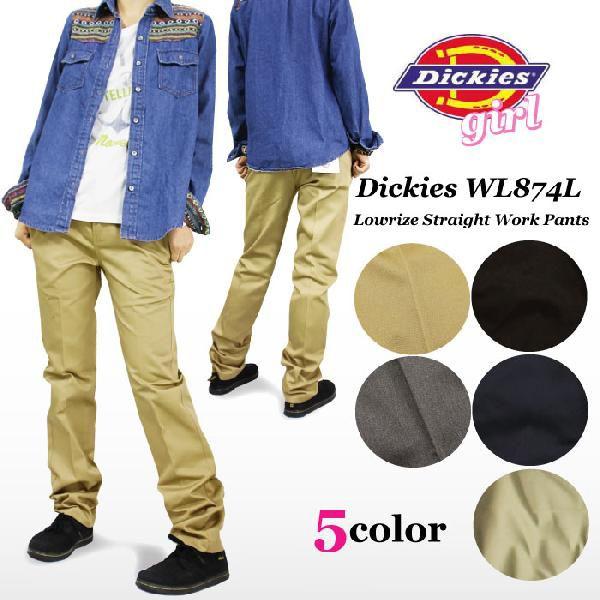 Dickies ディッキーズ タイトローライズワークパンツ レディース ストレート チノパン Wl874l Dk Sale 裾上げ無料 裾上げ可 股下 Rabbitmuffler Bears Store 通販 Yahoo ショッピング