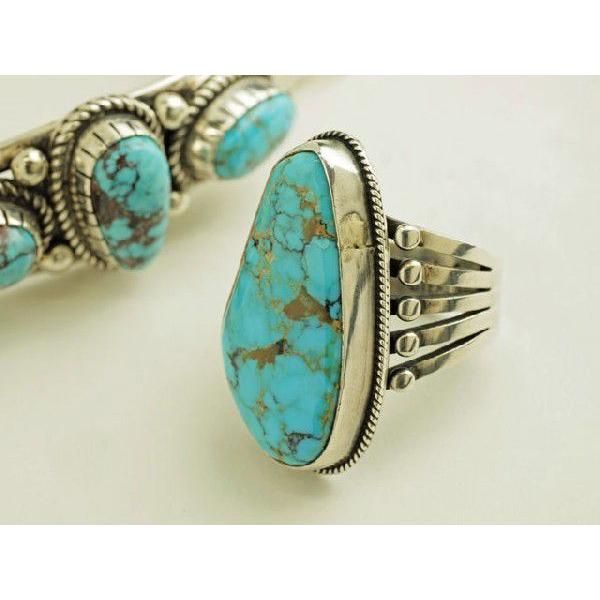 Indian Jewelry ナバホ 01-0209 ヴァーディー・ジェイク作