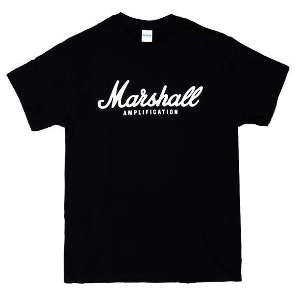 [XLサイズ]Marshall（マーシャル） ぼっちざろっく アンプ ぼざろ スピーカー ロック・ライブ ロゴTシャツ ブラック