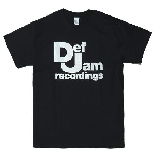 [Lサイズ]Def Jam（デフ・ジャム） Recordings ロゴTシャツ ブラック