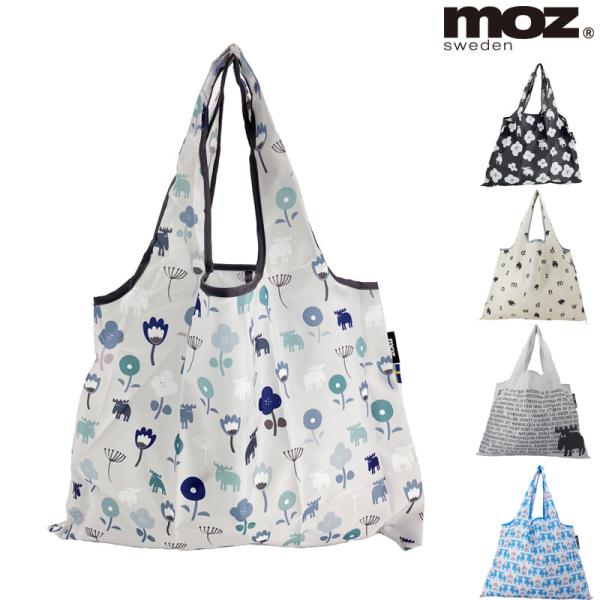 moz（モズ） ショッピングバッグ 新柄 北欧 お買い物バッグ 折りたたみ