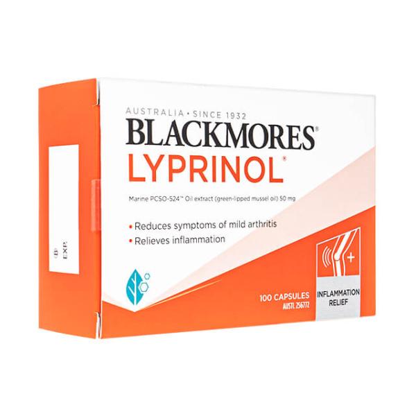 リプリノール 100錠 1箱 ブラックモアズ Blackmores Lyprinol 緑イ貝抽出成分配合 日時指定不可