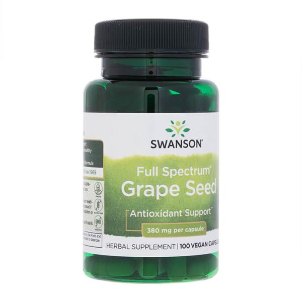 【商品説明】1カプセルに380mgのグレープシード（ブドウの種子）パウダーが含まれています。天然ハーブ由来のサプリメントが毎日を応援します。　≪内容量≫1本/100カプセル